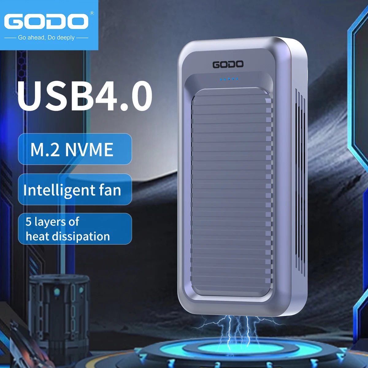 GODO 40Gbps Externe Harde Schi - Thunderbolt 4 External Ssd 4Tb recensie en prijs