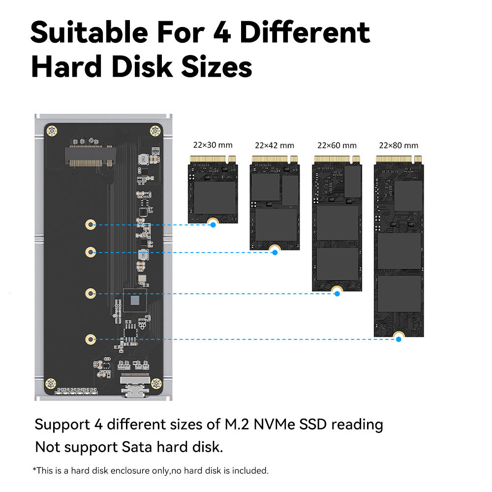 Fanless 40Gbps USB4 Thunderbol - Usb4 40Gbps External Ssd 8Tb recensie en prijs