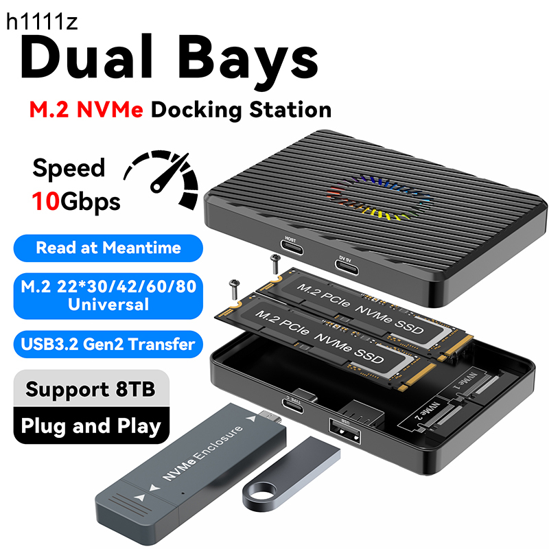 Dual Bays M.2 NVME-dockingstat - 8Tb M2 Nvme Ssd recensie en prijs