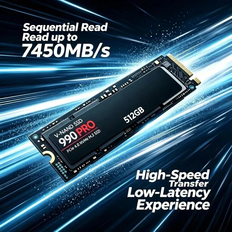 990 PRO Echte SSD – 512GB/1TB/ - Pcie 4.0 4Tb 2280 Ssd 7450Mbps recensie en prijs